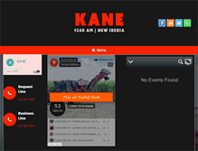 Tablet Screenshot of kane1240.com